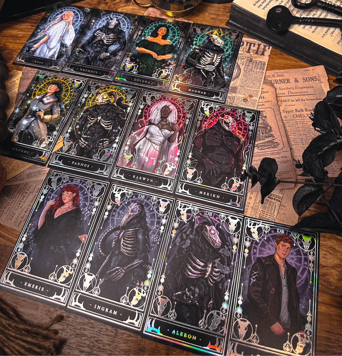 Sinners & Stardust: The Duskwalker Brides Character Cards