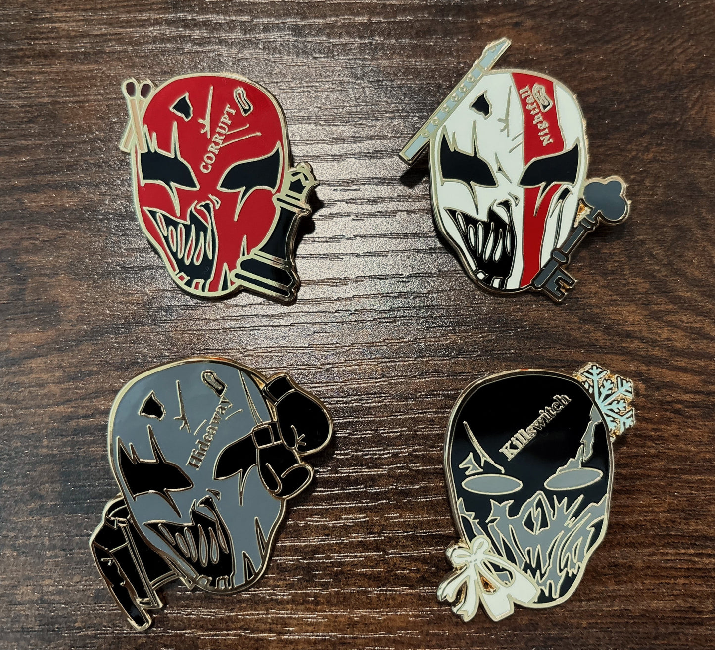 Devil's Night Enamel Pin Set