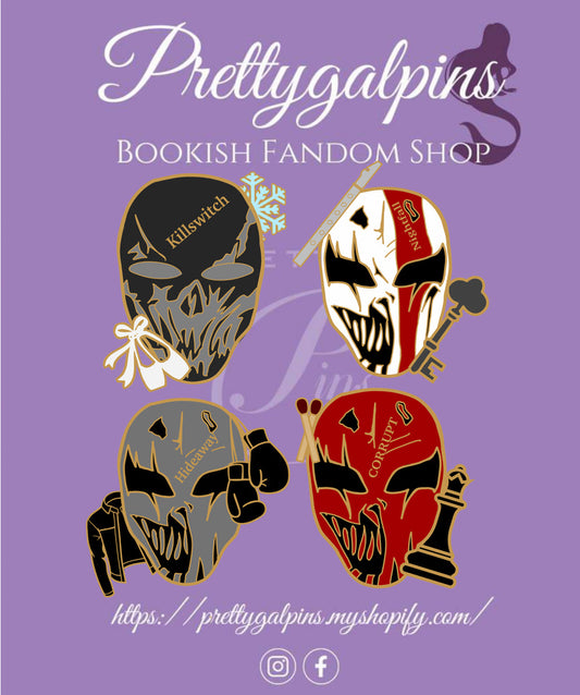 Devil's Night Enamel Pin Set