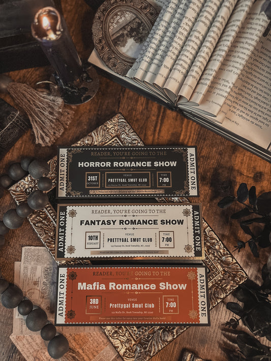 Admit One Ticket Foiled Bookmark