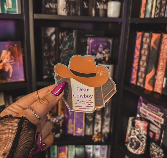 Dear Cowboy Jumbo Sticker