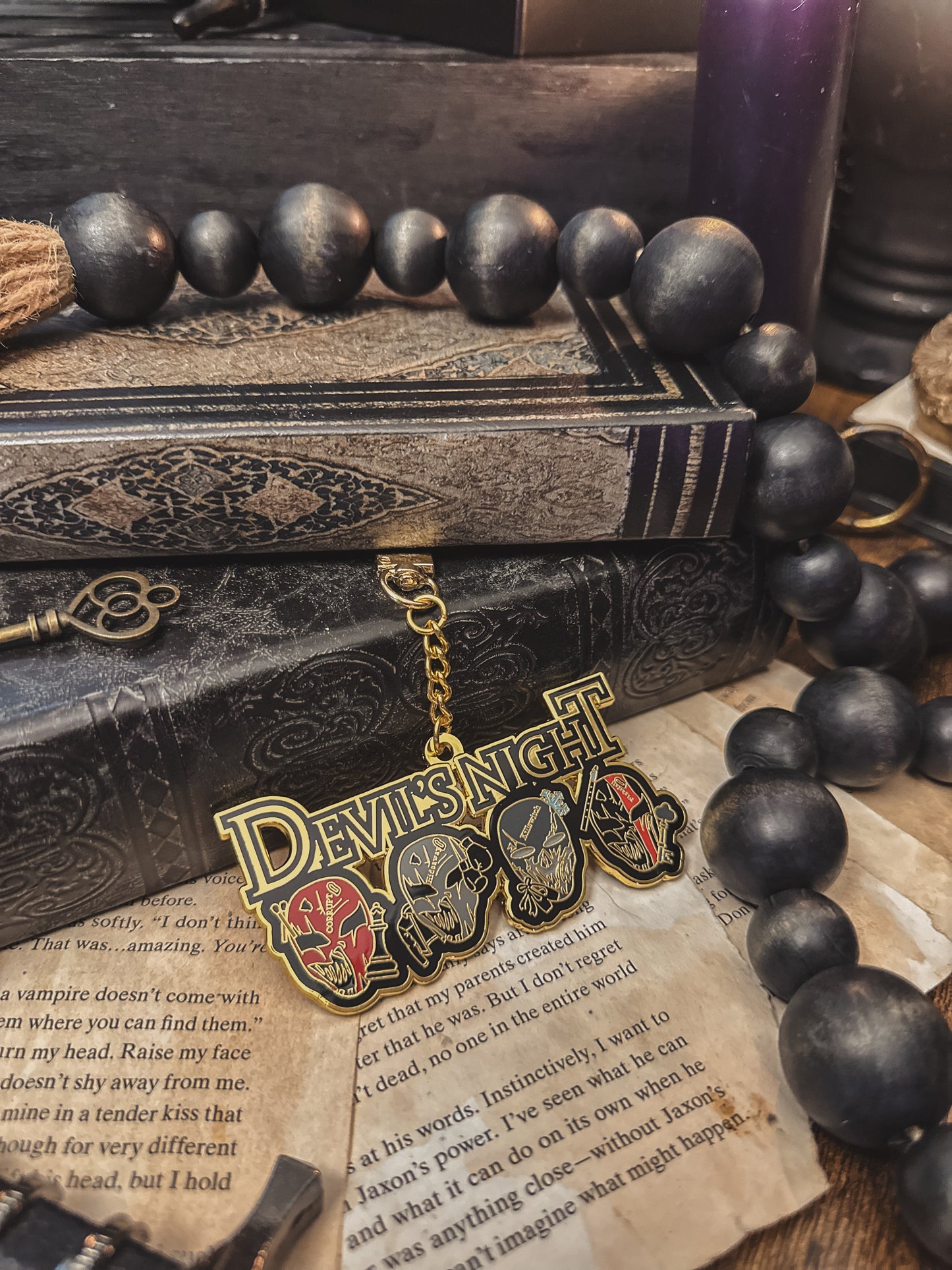 Devil's Night Keychain