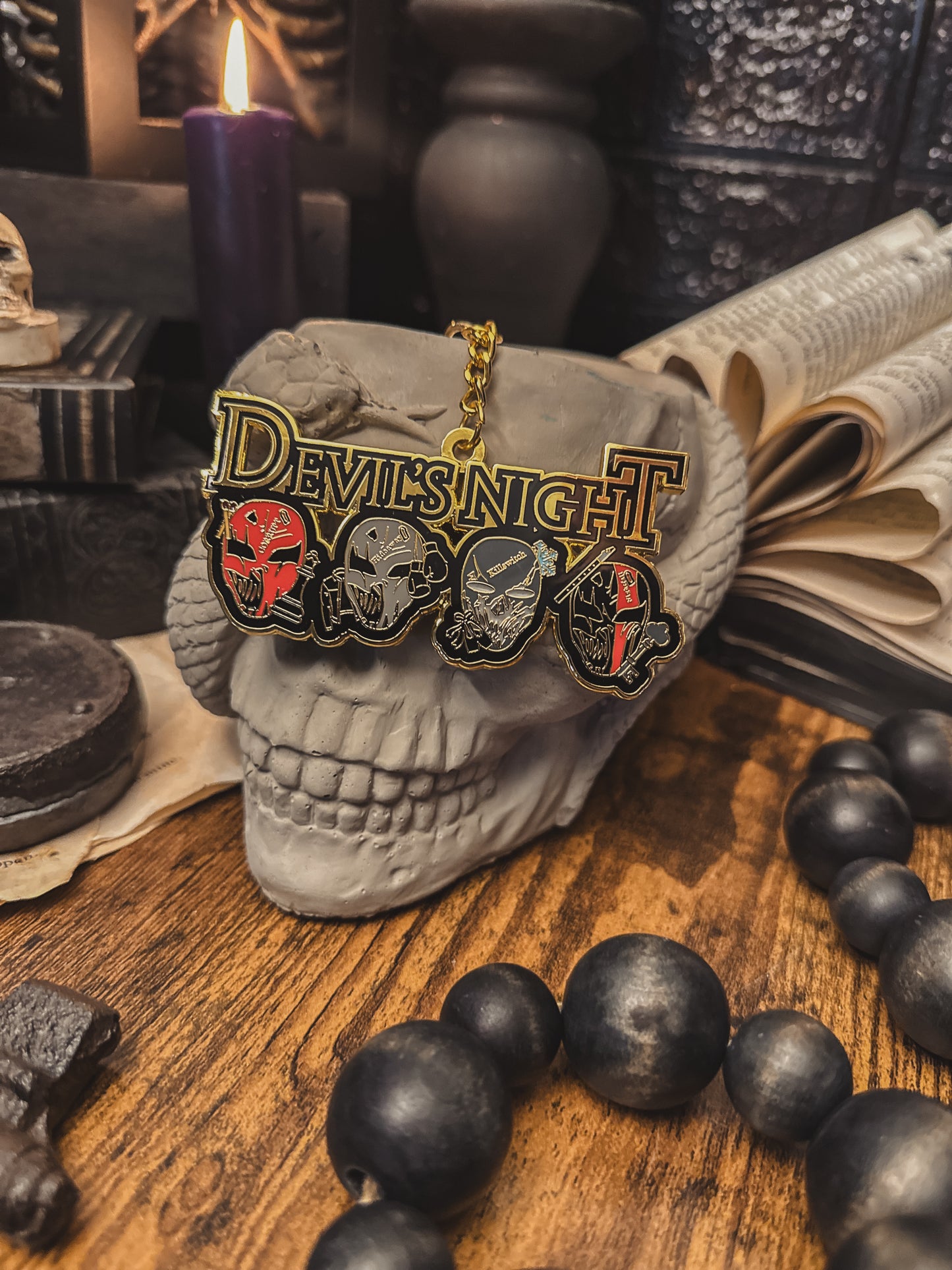 Devil's Night Keychain