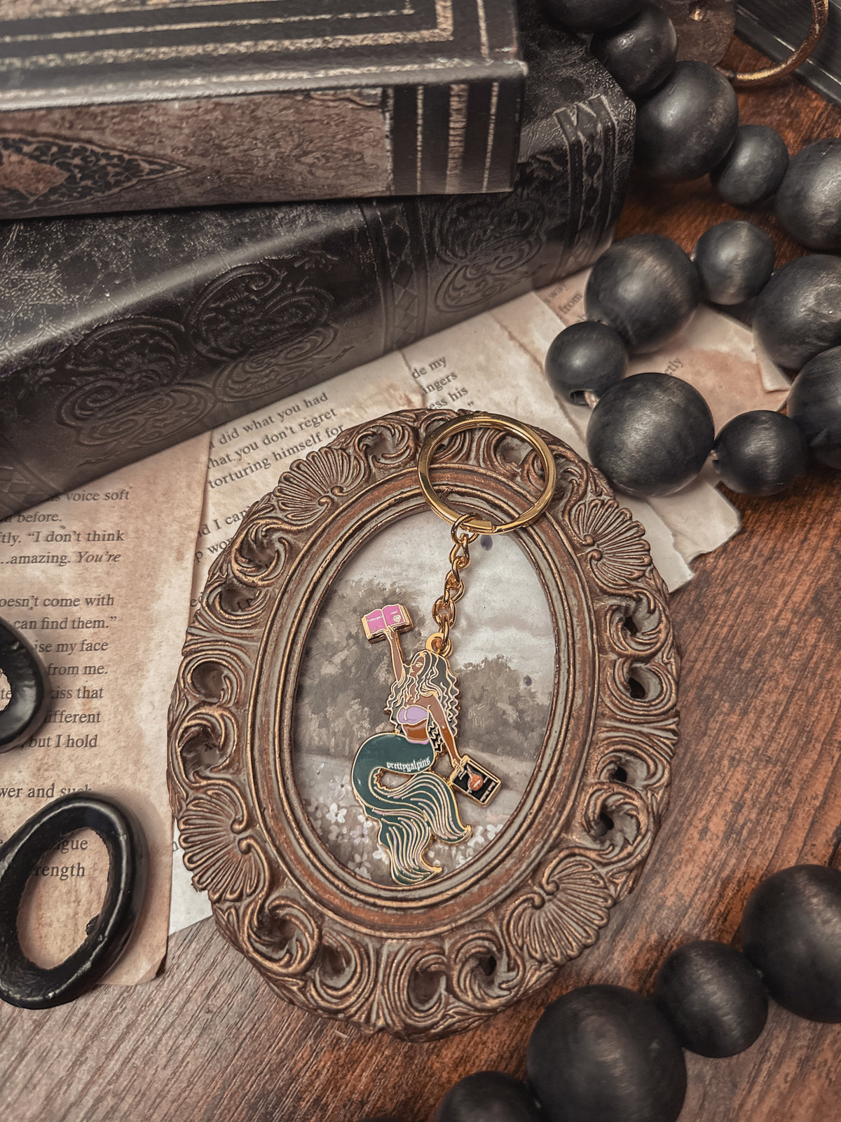 Merlin Frame Keychain Mermaid Keychain – PrettygalPins
