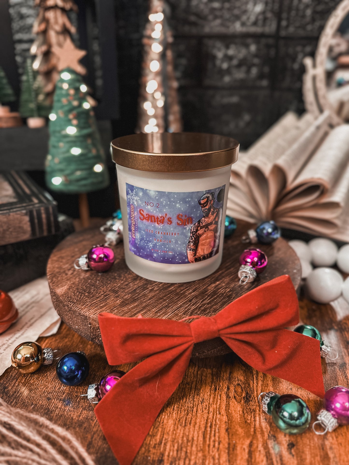 Santa's Sin Holiday Candle