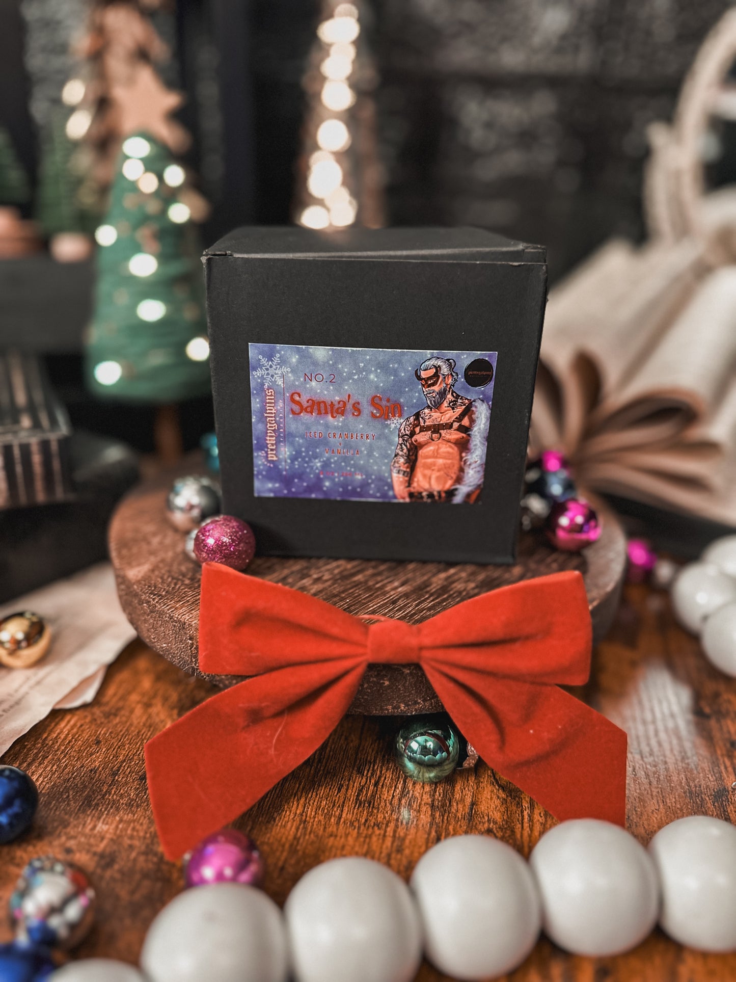 Santa's Sin Holiday Candle