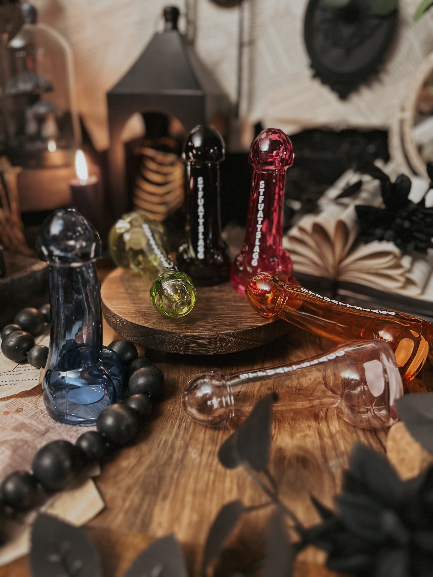 Pretty Peen Shot Glasses