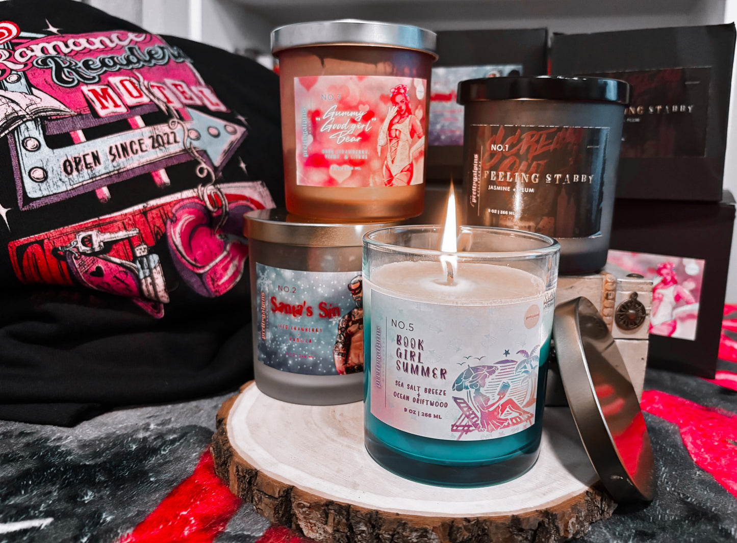 Book Girl Summer Candle