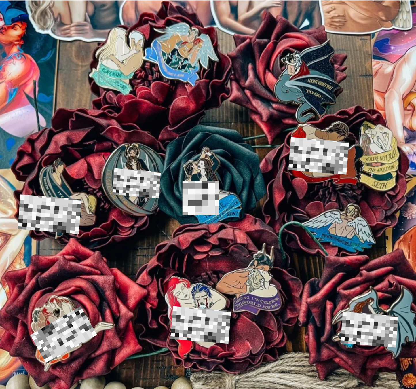 SIAM pt I enamel pins